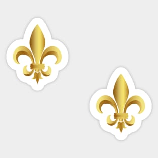 fleur de lis Sticker